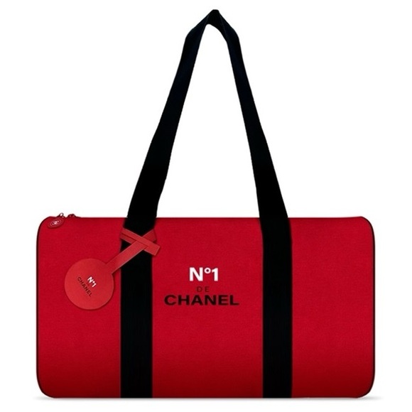 CHANEL Red Duffel Bag for Men Authentic GWP - Picture 1 of 7